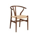 Silla de interior jakarta de madera haya maciza de color marrón