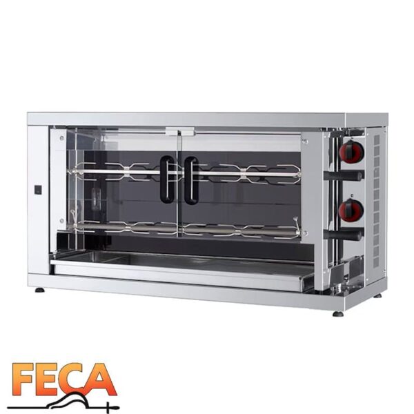 ASADOR DE POLLOS VITROCERÁMICO DE DOS ESPADAS