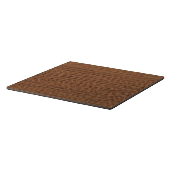 Tablero de mesa 60x60 cm color madera oscura