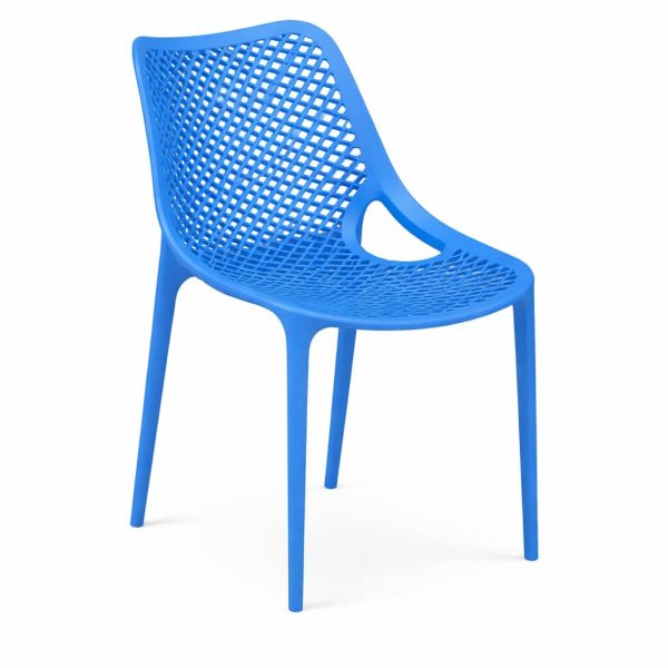 Silla pp de color azul