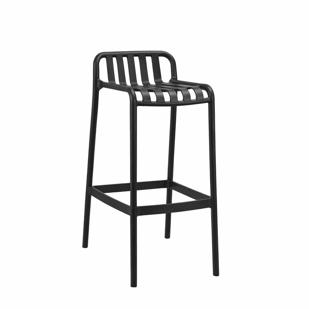 TABURETE PP COLOR NEGRO