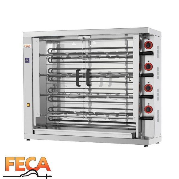 ASADOR DE POLLOS ELÉCTRICO DE CUATRO ESPADAS