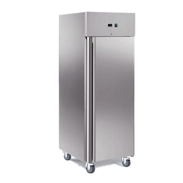 Armario refrigerador industrial 1 puerta de acero de 650 L - Serie Americana