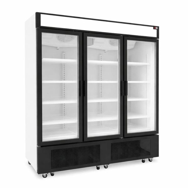 Armario refrigerado expositor de 3 puertas abatibles de 1600 mm