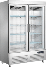 ARMARIO EXPOSITOR DE 2 PUERTAS DE REFRIGERACION FONDO 73CM