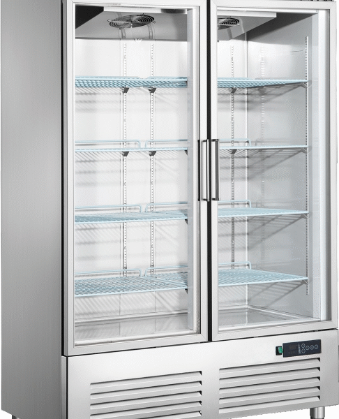 ARMARIO EXPOSITOR DE 2 PUERTAS DE REFRIGERACION FONDO 73CM