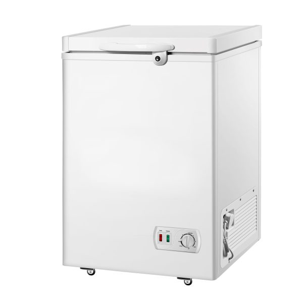 Arcón congelador de 535x535x840 mm con capacidad de 108 litros