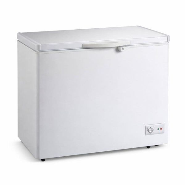 Arcón congelador de 985x535x840 mm con capacidad de 218 litros