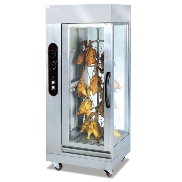 Asador de pollos vertical a gas de 1 espada profesional