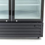 Armario expositor de 2 puerta abatible de cristal refrigerado de 600 L - Imagen 6
