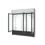 Armario expositor de 3 puerta abatible de cristal refrigerado de 1000 L - Imagen 2