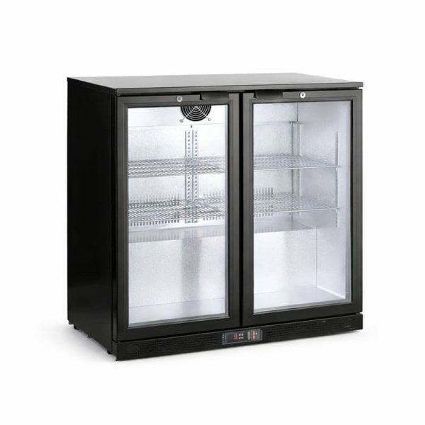 Armario refrigerador expositor sobremesa 2 puertas