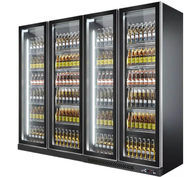 Armario refrigerado de 4 puertas de cristal - 1339 litros