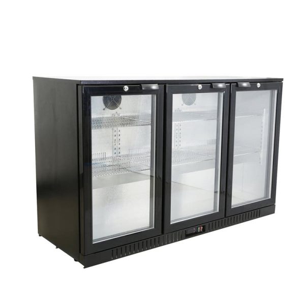 Armario refrigerador expositor sobremesa 3 puertas