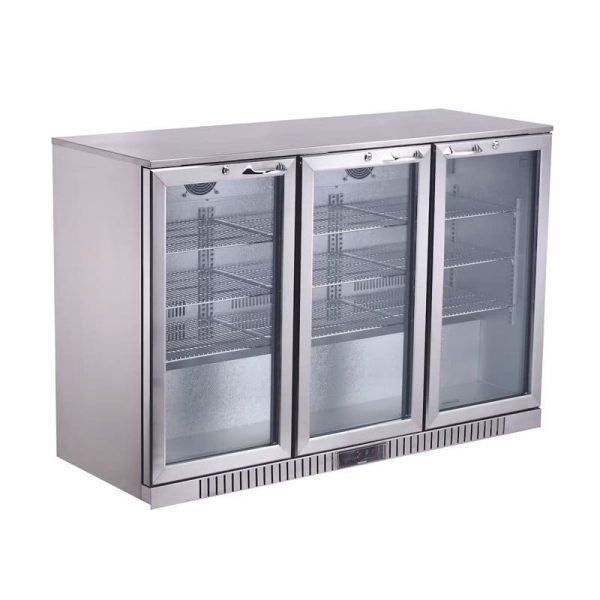 Armario refrigerador expositor sobremesa 3 puertas