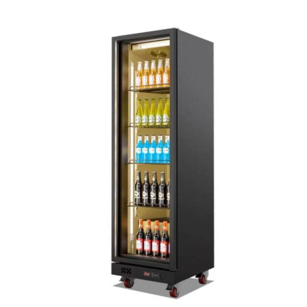 Armario expositor de refrigeración de 1 puertas ventilado - Serie Premium