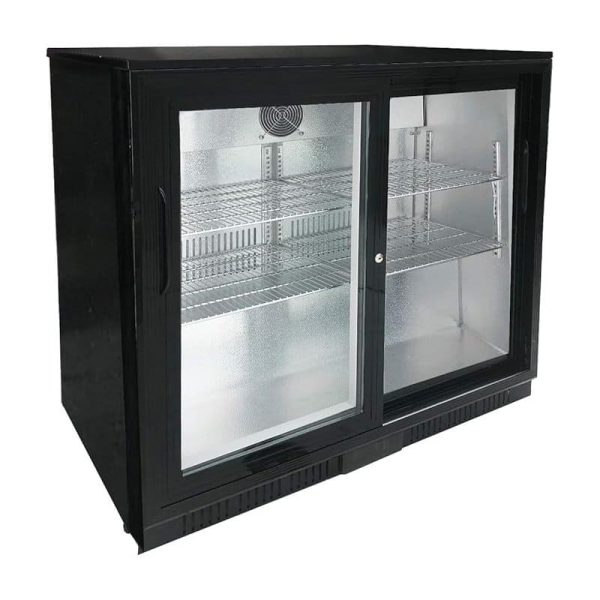Armario expositor refrigerado de 2 puertas correderas