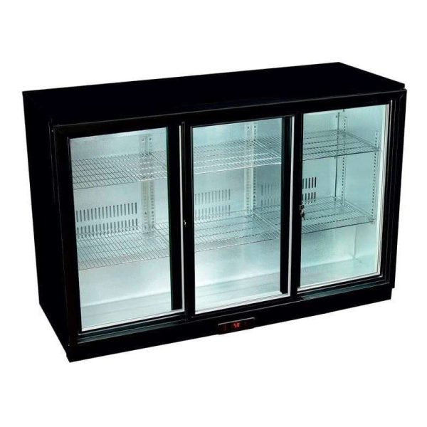 Armario expositor refrigerado de 3 puertas correderas