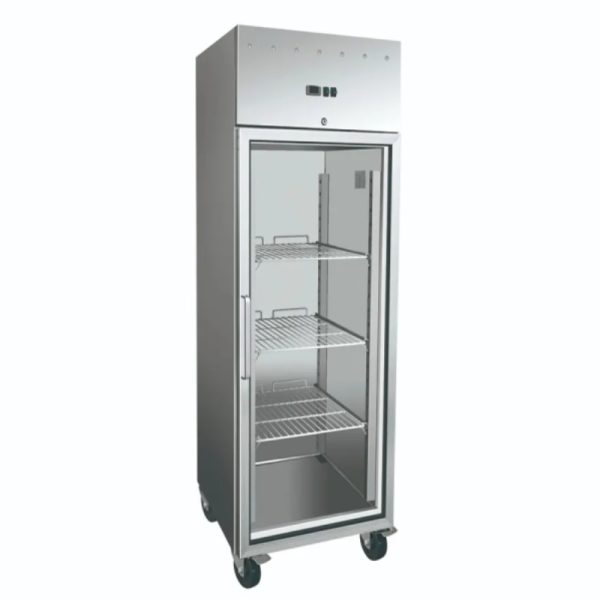 Armario congelador industrial 1 puerta de cristal de 650 L - Serie Americana