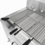 ASADOR DE POLLOS HORIZONTAL AL CÁRBON DE OCHO ESPADAS - Imagen 2