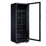 Armario de 1 puerta de cristal negro - Imagen 2