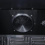 Armario de 1 puerta de cristal negro - Imagen 5
