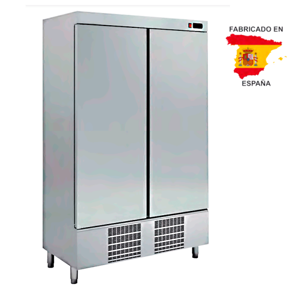 Armario refrigerador industrial 2 puertas de acero inox de 1000 L - Linea Española
