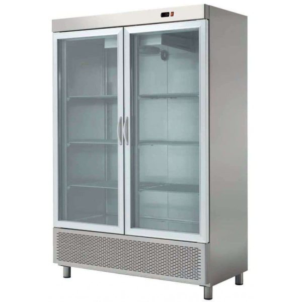 Armario refrigerador industrial 2 puertas de acero inox de 1200 L - Linea Española