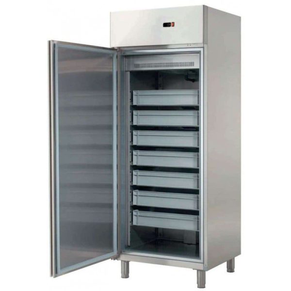 Armario refrigerador para conservación de pescado con 7 contenedores de 600 L - Linea Española