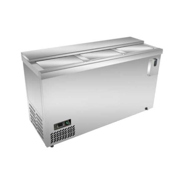 Botellero refrigerado 3 puertas acero inoxidable 438L