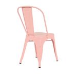 Silla tool de acero color rossa brillo - Imagen 2