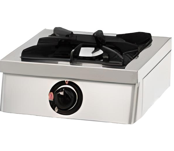 COCINA DE 1 FUEGO DE SOBREMESA - EUROPEA - 400X400MM