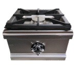 COCINA DE SOBREMESA DE 1 FUEGO 4KW 400X400MM