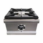 COCINA SOBREMESA DE UN QUEMADOR 4KW 400X400MM LUXURY SERIE TITAN