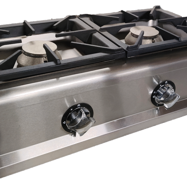 COCINA DE 2 FUEGOS DE SOBREMESA - ECO - 800X400MM