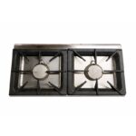 COCINA SOBREMESA DE DOS QUEMADORES 8 KW 400X800MM LUXURY SERIE TITAN - Imagen 4