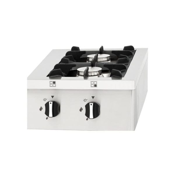 Cocina vertical a gas de sobremesa de 2 quemadores - Serie Magma