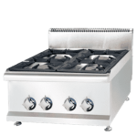 Cocina a gas de sobremesa de 4 quemadores - Luxury serie Titan