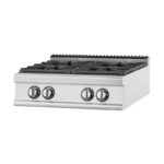 COCINA SOBREMESA DE CUATRO QUEMADORES 16 KW 800X900MM LUXURY SERIE TITAN