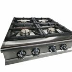 COCINA SOBREMESA DE CUATRO QUEMADORES 4 KW 800X800MM LUXURY SERIE TITAN
