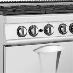 COCINA DE SEIS FUEGOS CON HORNO Y MUEBLE 1200X730MM LUXURY SERIE 730 - Imagen 2