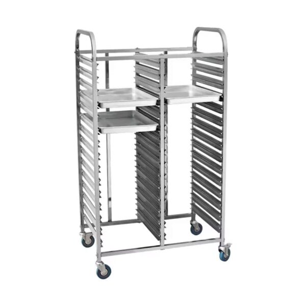 CARRO DE BANDEJA DOBLE GASTRONORM