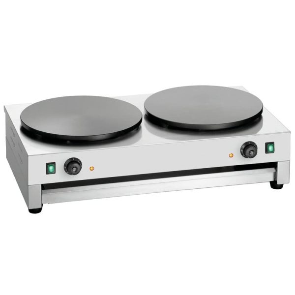 Crepera eléctrica doble