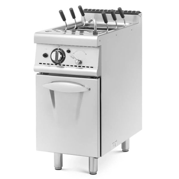 Cocedor de pasta a gas de 3 cestas con mueble - Luxury serie 750