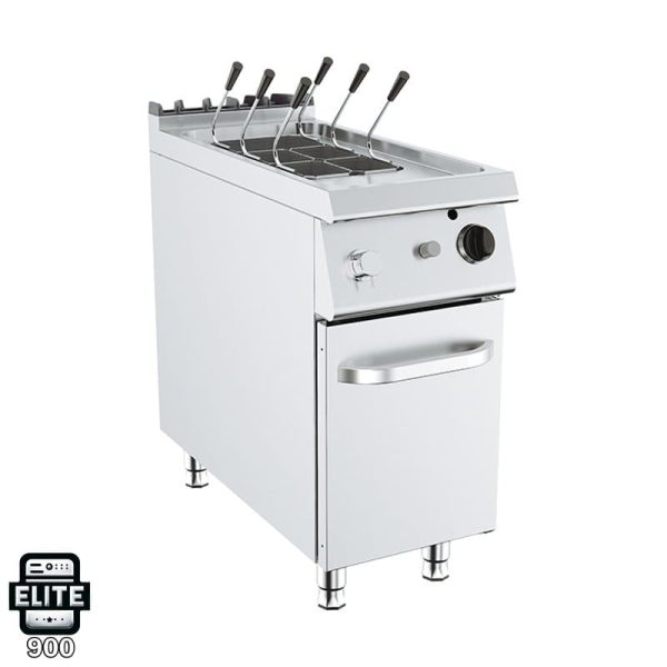 Cocedor de pasta eléctrico con mueble de 5 cestas - Serie Elite 900