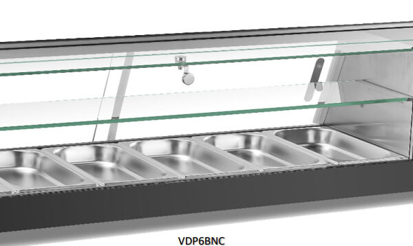 Vitrina de Tapas Doble de 4 Bandejas