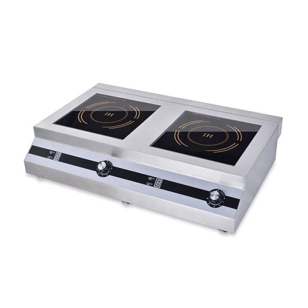 Cocina sobremesa de inducción de 2 fuegos