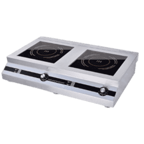 Cocina de 2 fuegos de inducción de sobremesa.