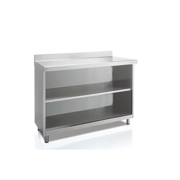 Mueble cafetero mostrador acero inoxidable 100 cm