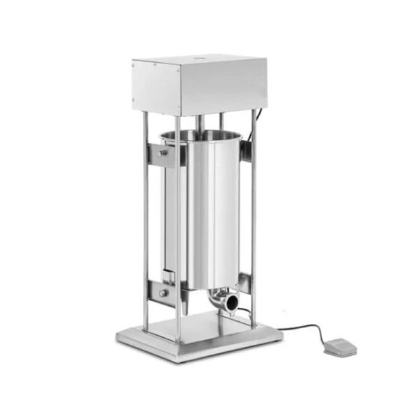 Embutidora eléctrica vertical 15 litros profesional acero inoxidable